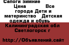 Сапоги зимние Skandia Tex › Цена ­ 1 200 - Все города Дети и материнство » Детская одежда и обувь   . Калининградская обл.,Светлогорск г.